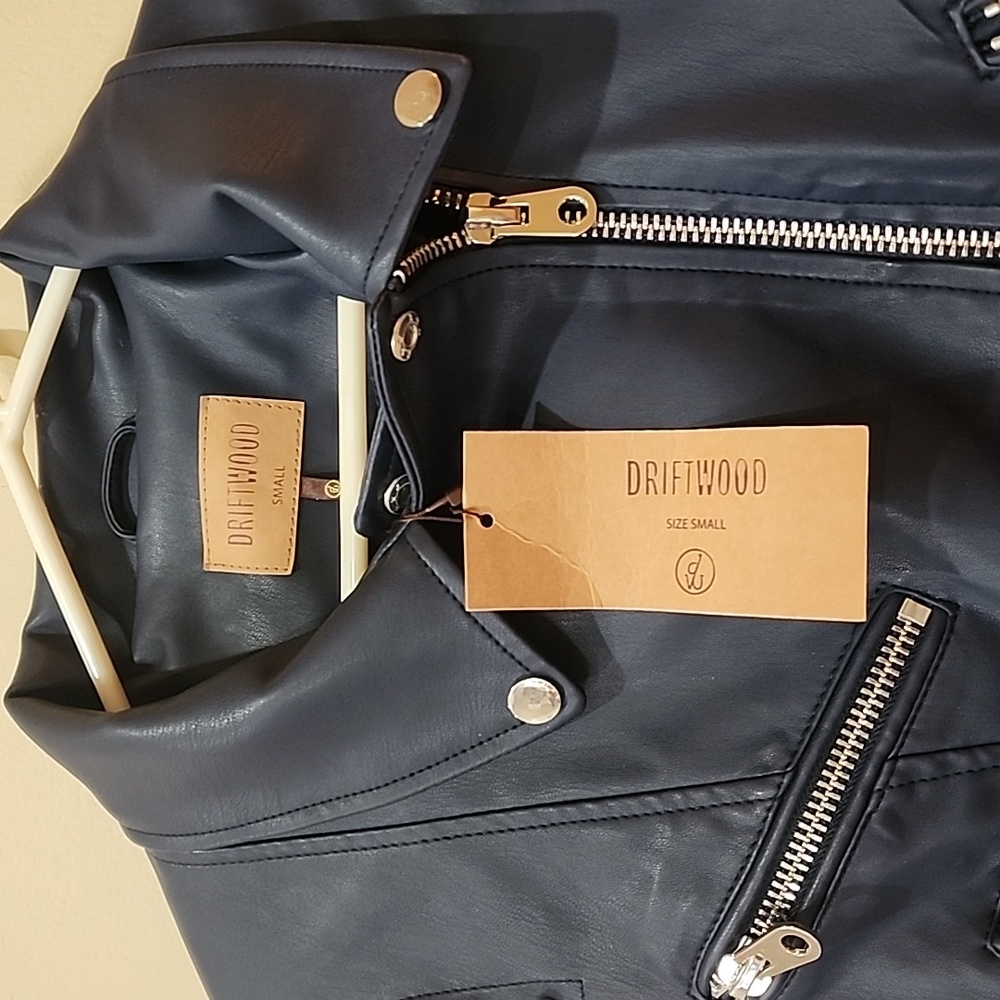 Driftwood faux leather moto / biker jacket - Picture 2 of 7